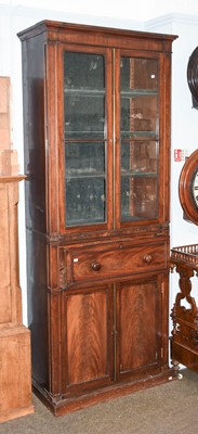 Lot 1229 - A 19th Century Mahogany Secretaire Bookcase,...