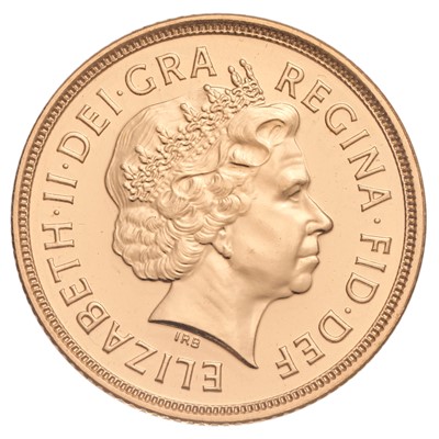 Lot 14 - Elizabeth II, Sovereign 2008; sealed in Royal...