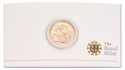 Lot 50 - Elizabeth II, Sovereign 2009; encapsulated and...