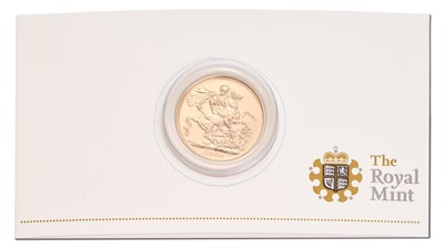 Lot 131 - Elizabeth II, Sovereign 2009; encapsulated and...