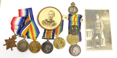 Lot 89 - A British War Medal and Victory Medal, awarded...