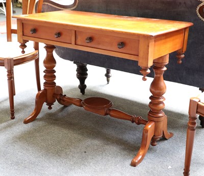 Lot 1172 - A Victorian Pine Two Drawer Washstand, 102cm...