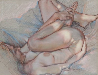 Lot 1023A - Byron Howard (b.1935) Nude study of a female...