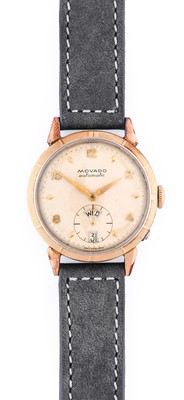 Lot 2424 - Movado: A Gold Plated and Steel Automatic...