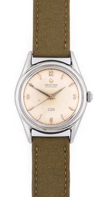 Lot 431 - Certina: A Stainless Steel Automatic Centre...