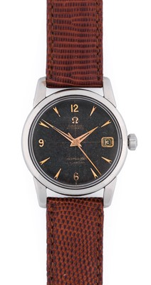 Lot 2431 - Omega: A Stainless Steel Automatic Calendar...