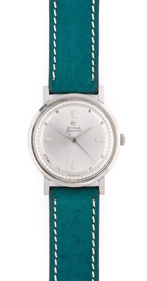 Lot 2430 - Cyma: A Stainless Steel Centre Seconds...