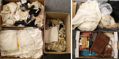 Lot 1076 - Assorted Costume, Textiles and Haberdashery...