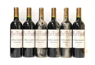 Lot 5019 - Château Deyrem Valentin 2009, Margaux (six...