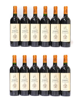 Lot 5055 - Sarget de Gruaud Larose 2008, Saint-Julien...