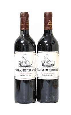 Lot 5012 - Château Beychevelle 2003, Saint-Julien (two...