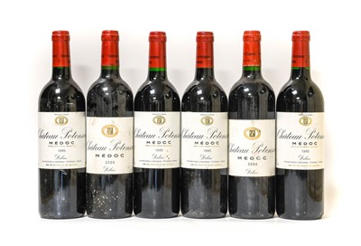 Lot 5043 - Château Potensac 1995, Médoc (four bottles),...