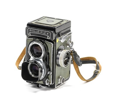 Lot 265 - Rolleiflex Model T Camera Grey