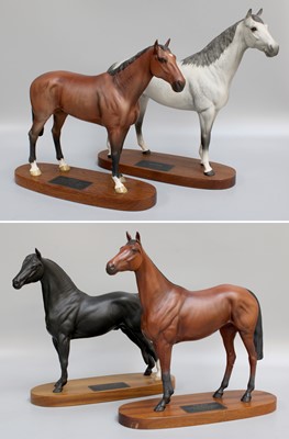 Lot 190 - Beswick Connoisseur Horses, comprising:...