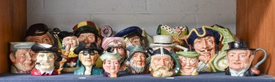 Lot 110 - Royal Doulton and Other Character Jugs,...