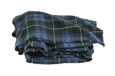 Lot 2224 - Length of Heavy Weight Scottish Lamont Tartan...