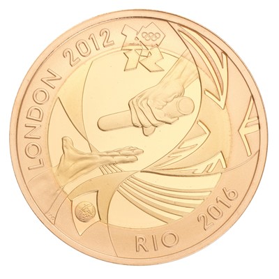 Lot 77 - UK, Gold Proof Two Pounds 2012, London 2012...