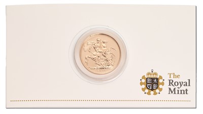 Lot 21 - Elizabeth II, Sovereign 2010; encapsulated...