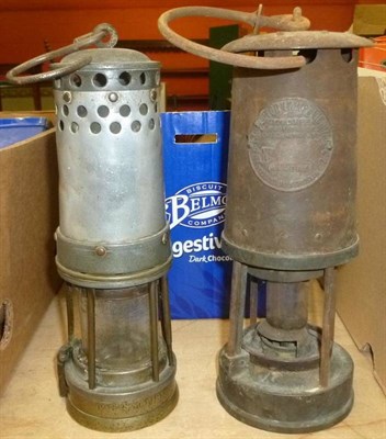Lot 728 - Five miner's lamps