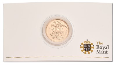 Lot 44 - Elizabeth II, Sovereign 2010; encapsulated and...