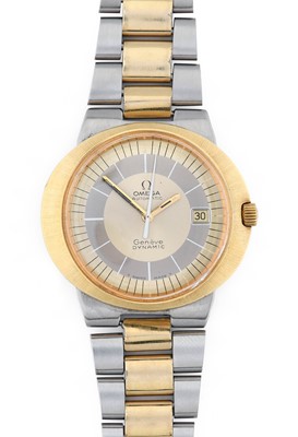 Lot 2388 - Omega: A Steel and Gold Plated Automatic...