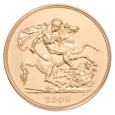 Lot 39 - UK, Gold Five Pounds 2006, serial no. 189...