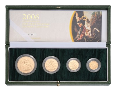 Lot 144 - UK, Gold Proof Four-Coin Sovereign Collection...