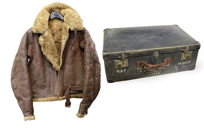 Lot 239 - A Second World War RAF Irving Leather Flying...