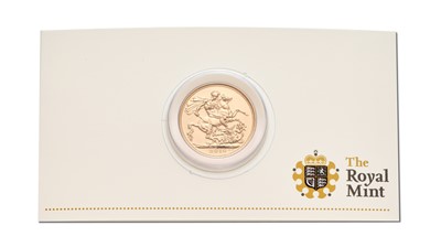 Lot 9 - Elizabeth II, Sovereign 2010; encapsulated and...