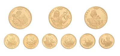 Lot 63 - UK, 'The Gold Series' Nine-Coin Set, Citius,...