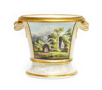 Lot 79 - A Herculaneum Porcelain Cache Pot, circa 1815,...