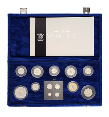 Lot 30 - The UK Millenium Silver Collection 2000,...