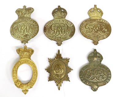 Lot 106 - The Grenadier Guards - four Valise Badges, in...