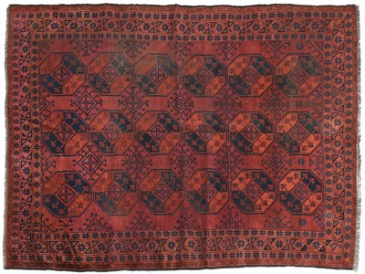 Lot 700 - Afghan Ersari Carpet Circa 1890 The madder...