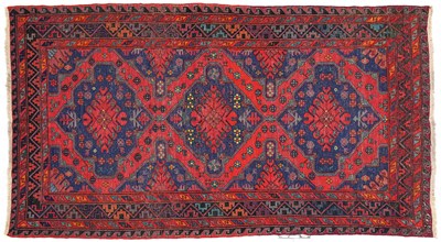 Lot 751 - East Caucasian Soumak Circa 1950 The scarlet...