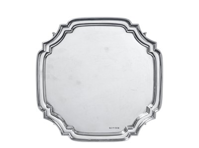 Lot 2098 - A George VI Silver Salver