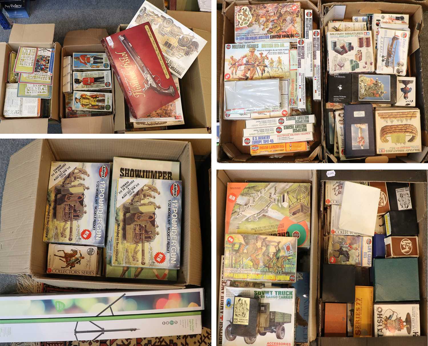 Lot 171 - Eight Boxes of Airfix and other model kits