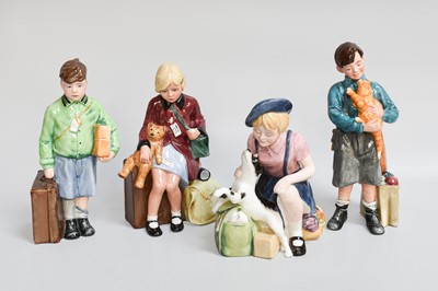 Lot 134 - A Set of Four Royal Doulton Porcelain Figures,...