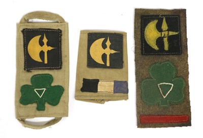 Lot 155 - Three Second World War Cloth Combination...