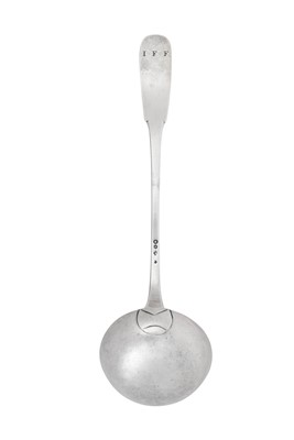 Lot 2231 - A French Provincial Silver Soup-Ladle