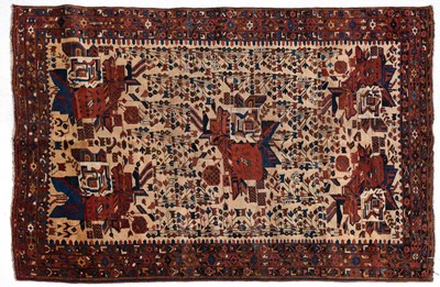 Lot 728 - Afshar Neyriz Rug South Iran, circa 1920 The...