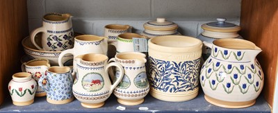 Lot 111 - Assorted Nicholas Mosse Pottery, stencilled...