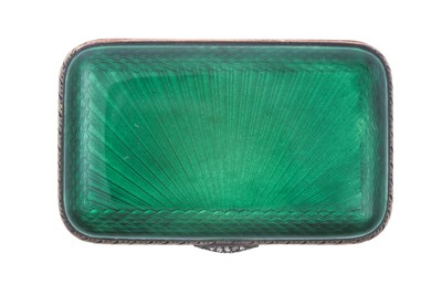 Lot A Russian Silver and Guilloché Enamel Pill-Box