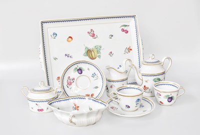 Lot 16 - A Richard Ginori Porcelain Tete a Tete Set,...