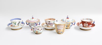 Lot 44 - Herend Porcelain, a collection of teacups and...