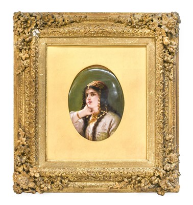 Lot 112 - A KPM Porcelain Plaque, late 19th century,...