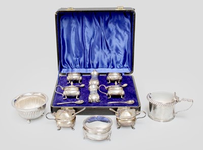 Lot 107 - A Collection of Assorted Silver, comprising a...