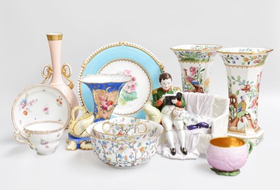 Lot 40 - A Collection of British and European Porcelain,...