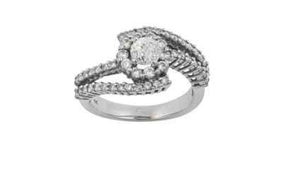 Lot 2320 - A Diamond Ring the Crown of Light diamond...