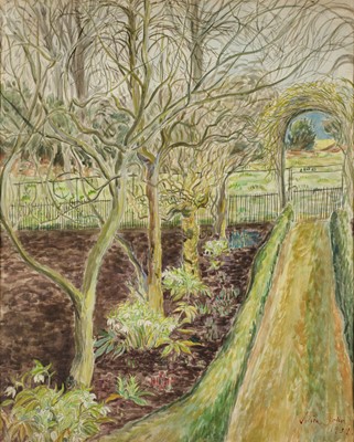 Lot 37 - Vivien John (1915-1994) "The Garden at Fryern,...